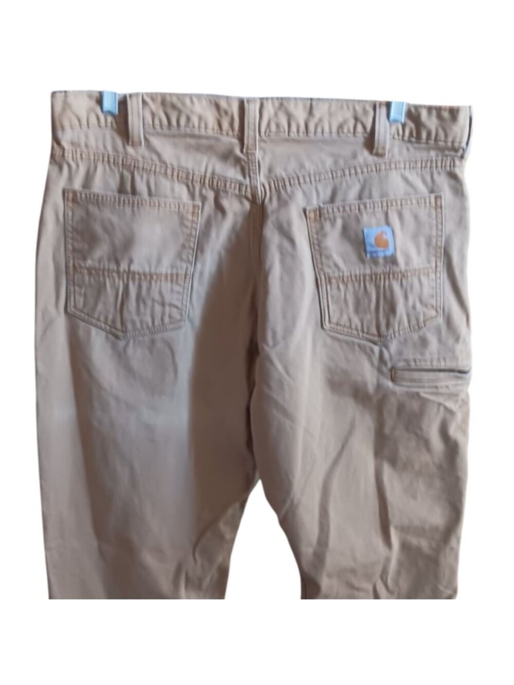38x30 Men's Pants Carhartt Rugged Flex Rigby Brown 102517-918 Jeans